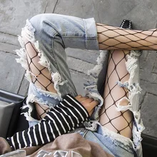 Hollow out sexy pantyhose female Mesh black women tights stocking slim fishnet stockings club party hosiery 2017