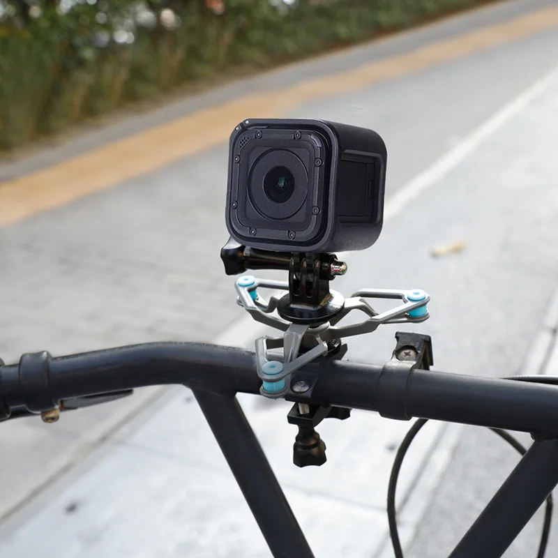 Bike Bicycle Bracket Damping Shock Absorber  Mount Fixed Clip for gopro hero 7 6 5 4 3 action camera Accessories 1 (16)