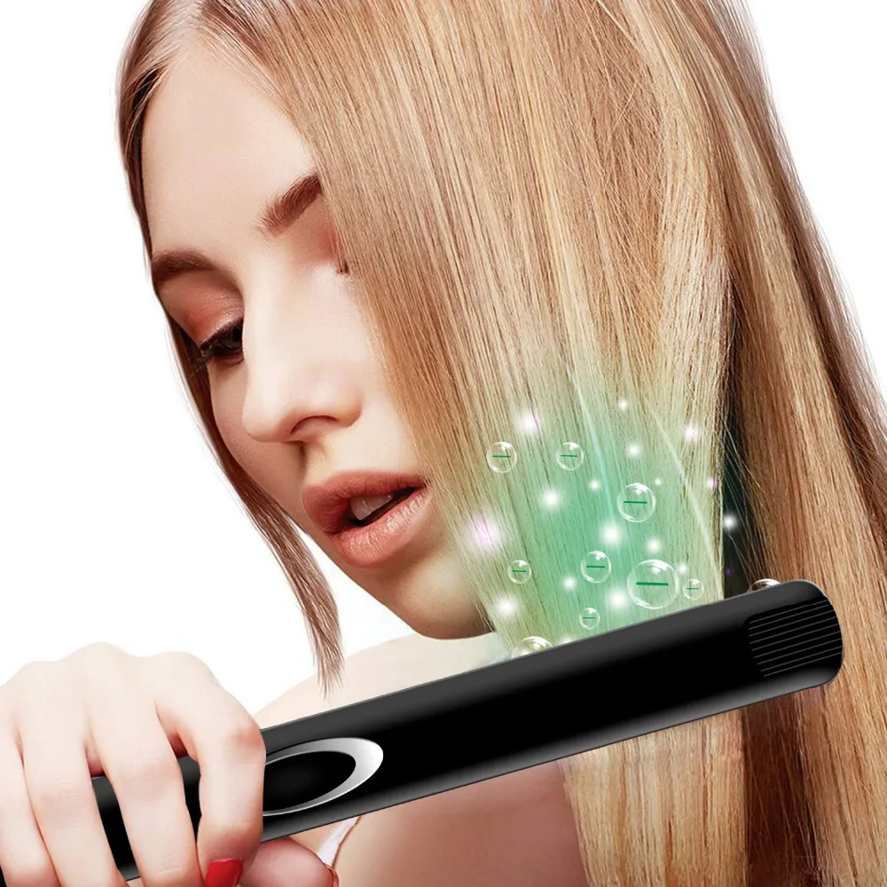 Madami Infrared Ions Ceramic Floating Plates Hair Straightener With LCD Display 110V-220V Dual Voltage Multi-function Flat Iron (3)