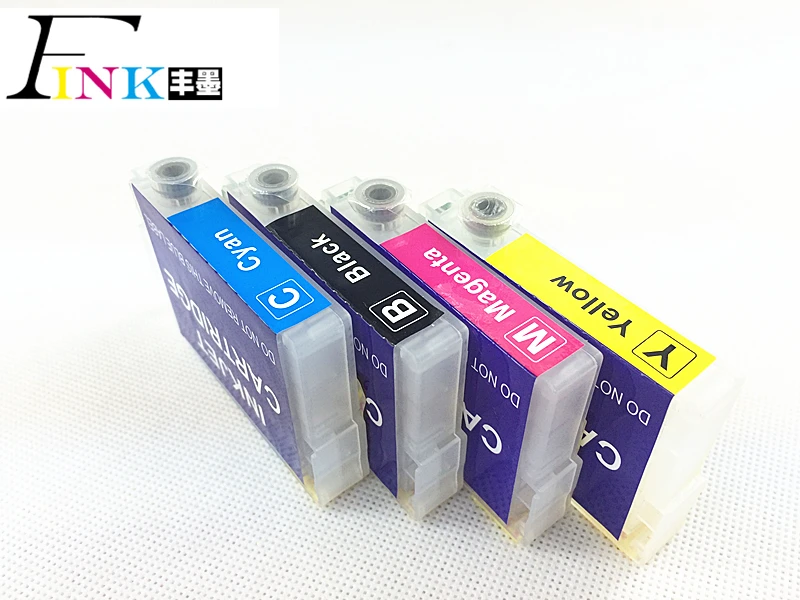 Пустой пополняемый картридж T0921N для принтера Epson CX4300 C91 T26 T27 TX106 TX109 TX117 TX119 с чипом