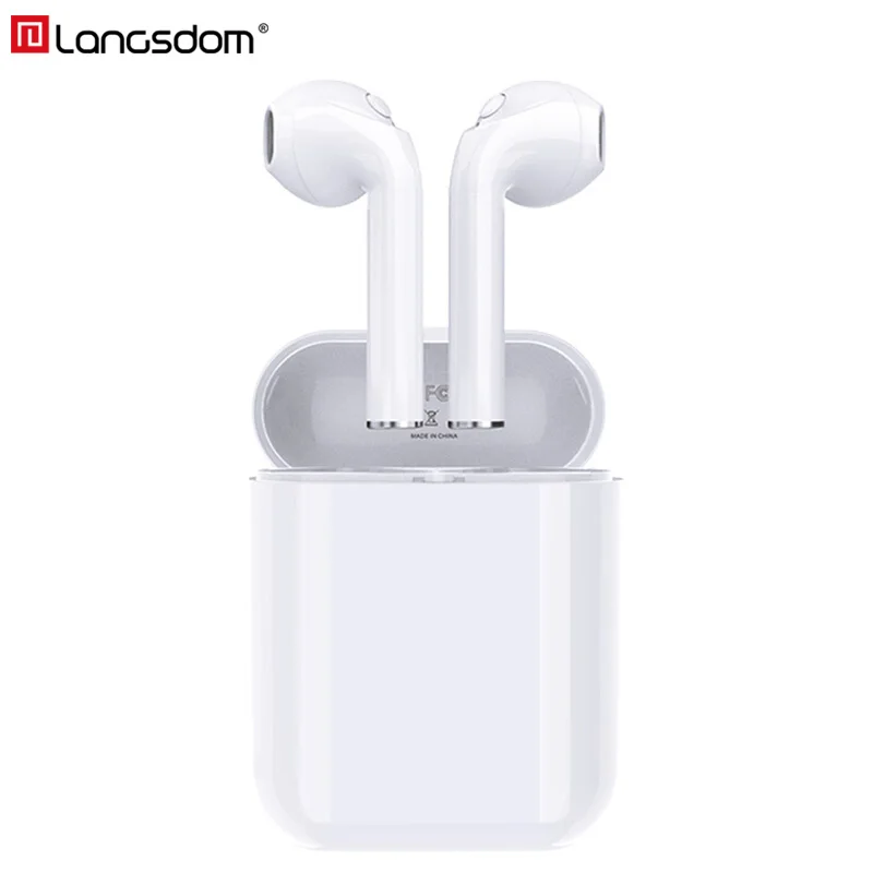 

Langsdom Wireless Bluetooth Earphones True Wireless Headphone Earbuds Stereo Headsets for Phone Xiaomi HD Communication Portable