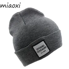 Miaoxi 6 цветов Новые повседневные женские теплые шапки зимние трикотажные шапки для женщин модные вязаные шапочки Skullies Хип Хоп капот