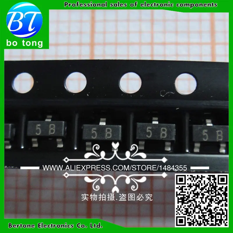 3000PCS BC817 BC807 (BC807-25 5B + BC817-25 6B)each 1500pcs SOT-23 NPN PNP 0.1A/45V general purpose transistor NEW | Электронные