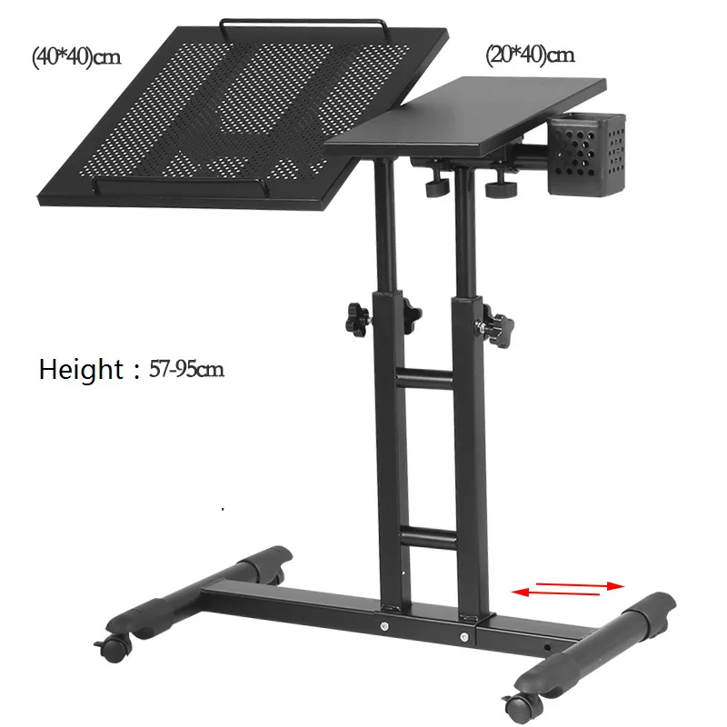 Scrivana Escritorio Tafelkleed офисная кровать таволо ноутбук стоячий прикроватный ноутбук стенд Регулируемый компьютерный стол для учебы - Цвет: MODEL D