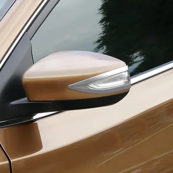

ABS Chrome Car Rearview mirror decoration strip frame Cover Trim For Nissan Sylphy 2016 2018 2019 car accessories styling
