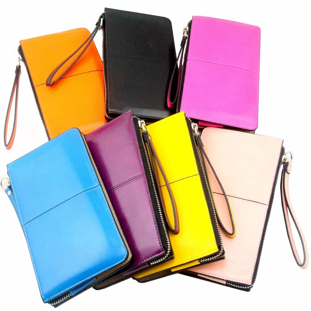 

New Designer Pearl Cherry Women Wallet Party Clutch Purse Lady Long Wallets Female Card Holder Purses Carteira Feminina