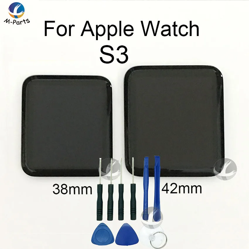 Сенсорный ЖК-экран дигитайзер для Apple Watch Series 1 2 3 Series1 Seires2 Series3 дисплей сапфир 38 мм 42 мм+ Инструменты