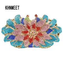 Новейшие Роза формы стразы клатч вечерняя сумочка; BS010 роскошный кристалл стразами клатч для свадьбы кошелек сумочка sc172