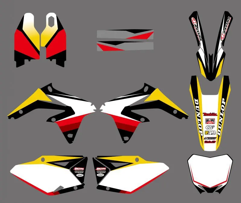 0148 NEW TEAM DECALS STICKERS GraphicS For Suzuki RMZ450 RMZ 450 2008 2009 2010 2011 2012 2013 2014 RM-Z | Автомобили и мотоциклы