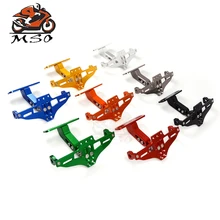 Регулируемый алюминиевый держатель номерного знака мотоцикла держатель номерного знака держатель кронштейн для DUCATI Monster 620 695