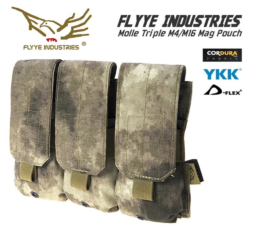 FLYYE FY-PH-M003 тройной M4/M16 Mag мешочек 1000D COADURA Sanlian ammonts пакет жилет сумка для журналов