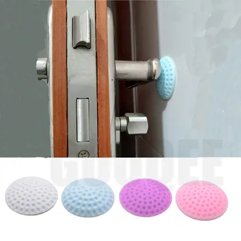 

Self Adhesive Rubber Door Buffer Wall Protectors Door Handle Bumpers for Door Stopper Doorstop