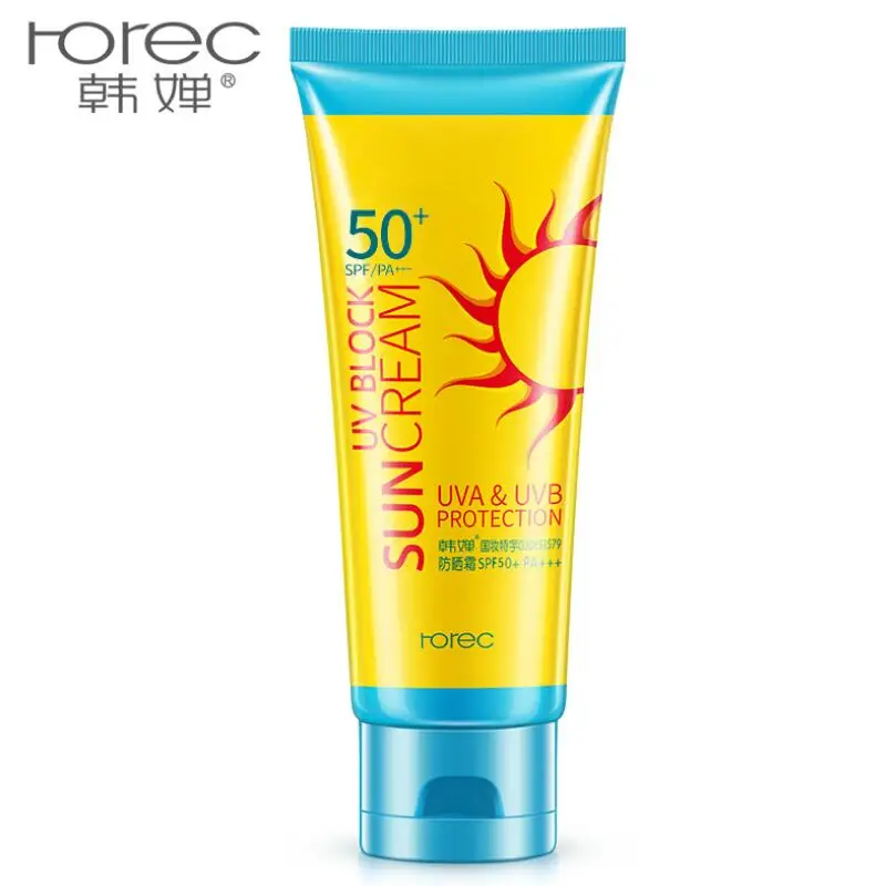 

Facial Sunscreen Cream SPF50+ Isolation Face Cream Protector Whitening UV Sunblock Body Sunscreen Concealer