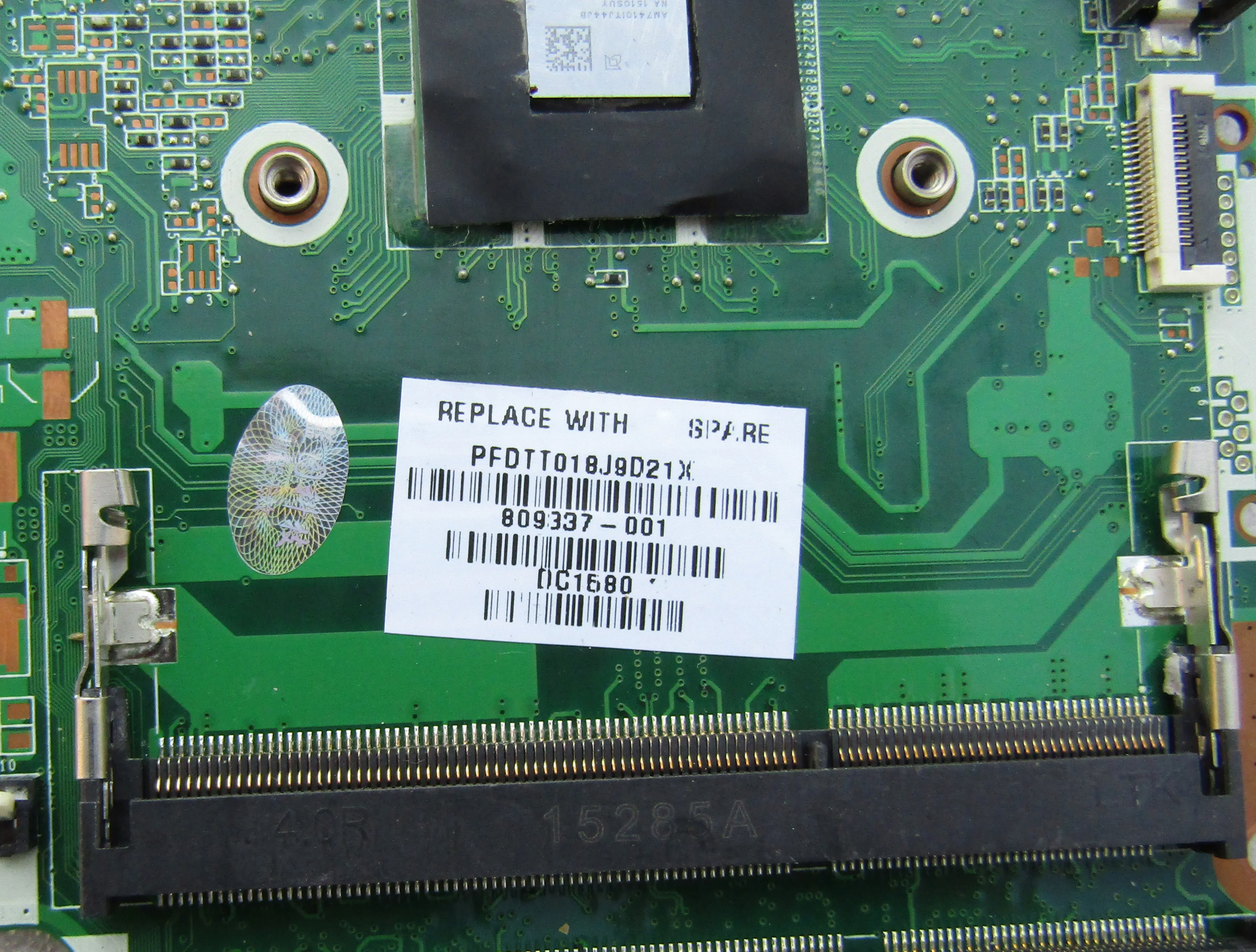 809337-001 809337-501 DA0X22MB6D0 X22 HP Pavilion 15-ab motherboard A8-7410