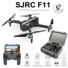 SJRC F11 RC gps Радиоуправляемый Дрон вертолет Квадрокоптер с 5G Wifi Hd 1080p камера бесщеточный VS s70w s20w x28 x16 syma x8pro w1 Дрон