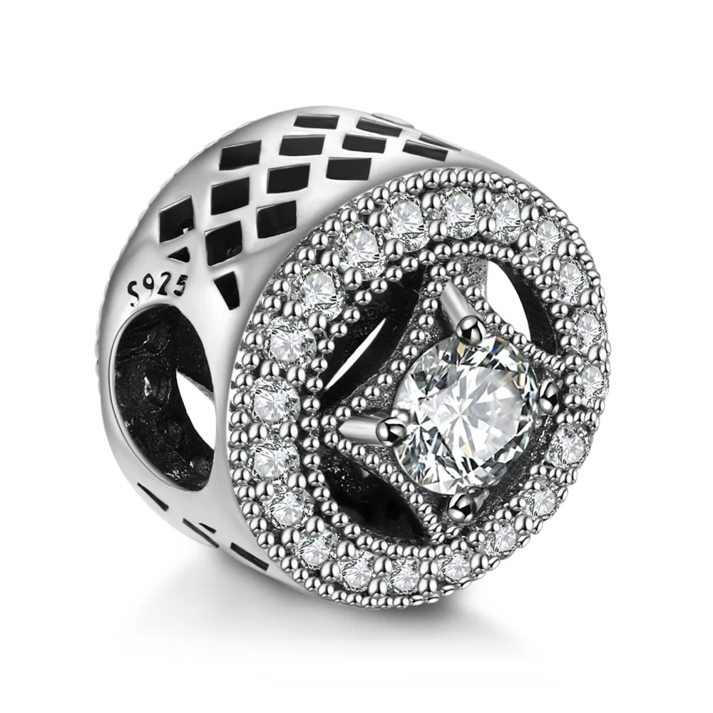  JewelryPalace Invitations 925 Sterling Silver Beads Charms Silver 925 Original For Bracelet Silver 
