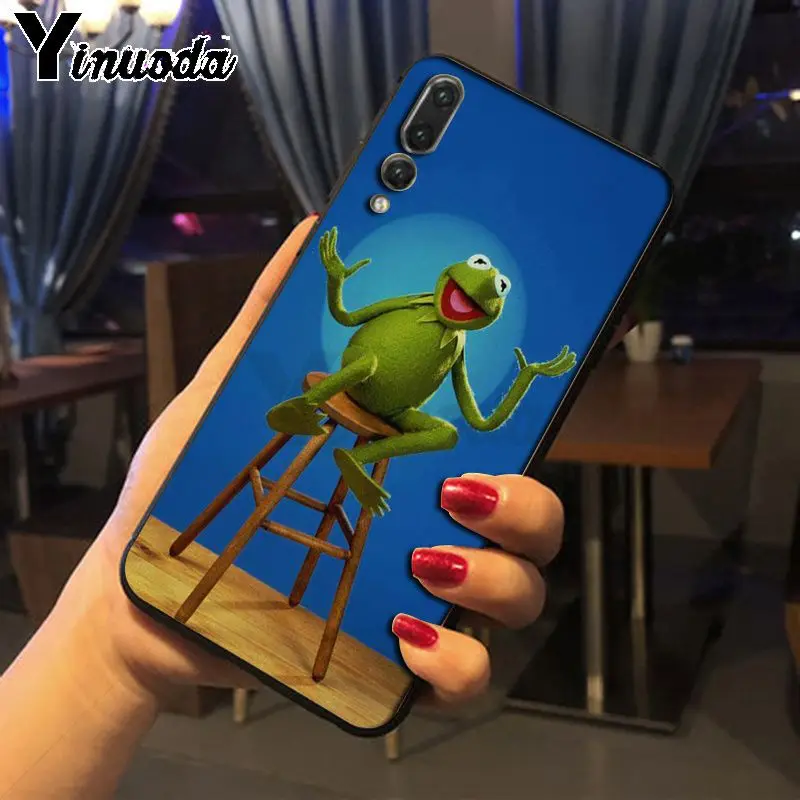 Yinuoda Kermit зеленый лягушка аксессуары для телефона чехол Huawei honor 8x20 7a P20Lite P10 Plus Mate10Lite