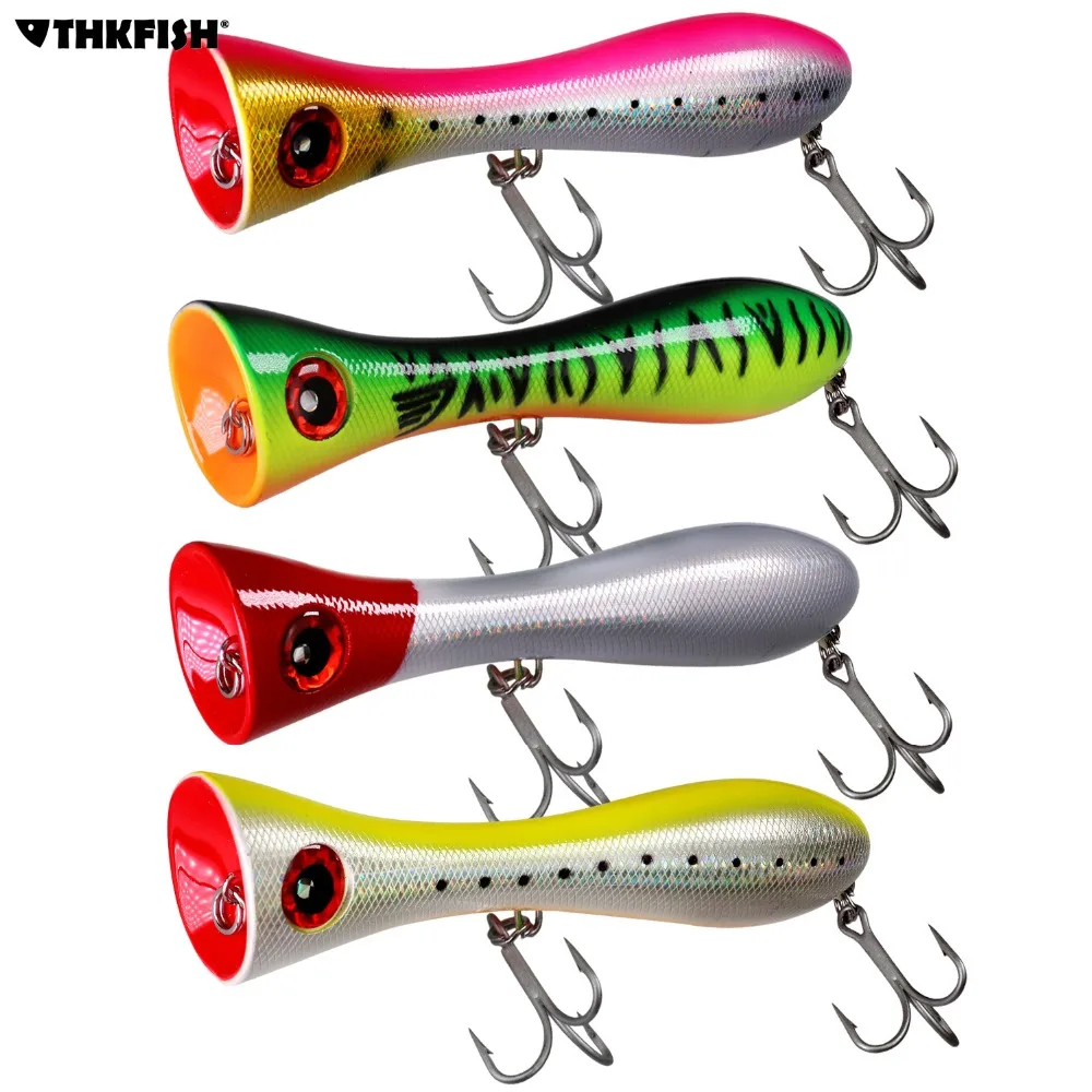 144g 205mm GT Popper Lure Topwater Plug Hard Baits Floating Crankbait