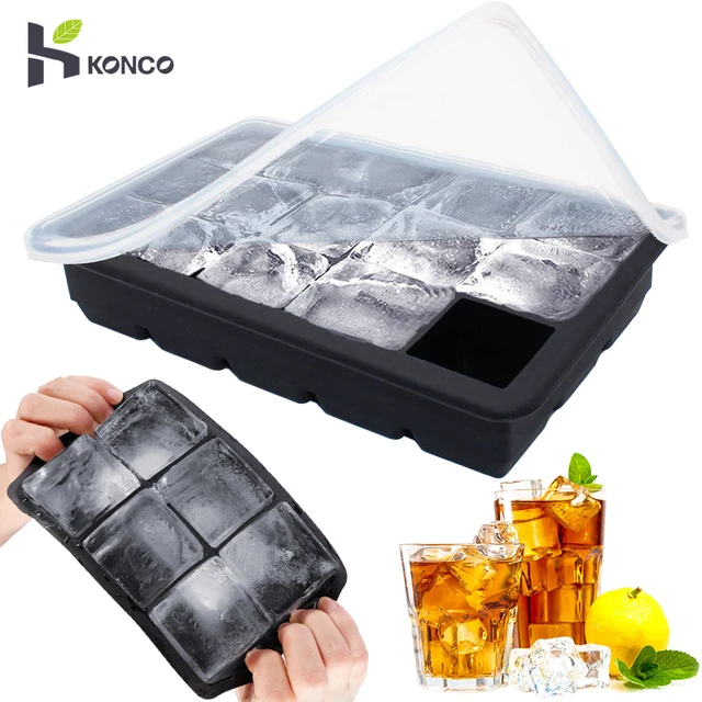 Silicone Ice Blocks Maker Model  Large Ice Cube Maker Silicone - Large Ice  Cube - Aliexpress