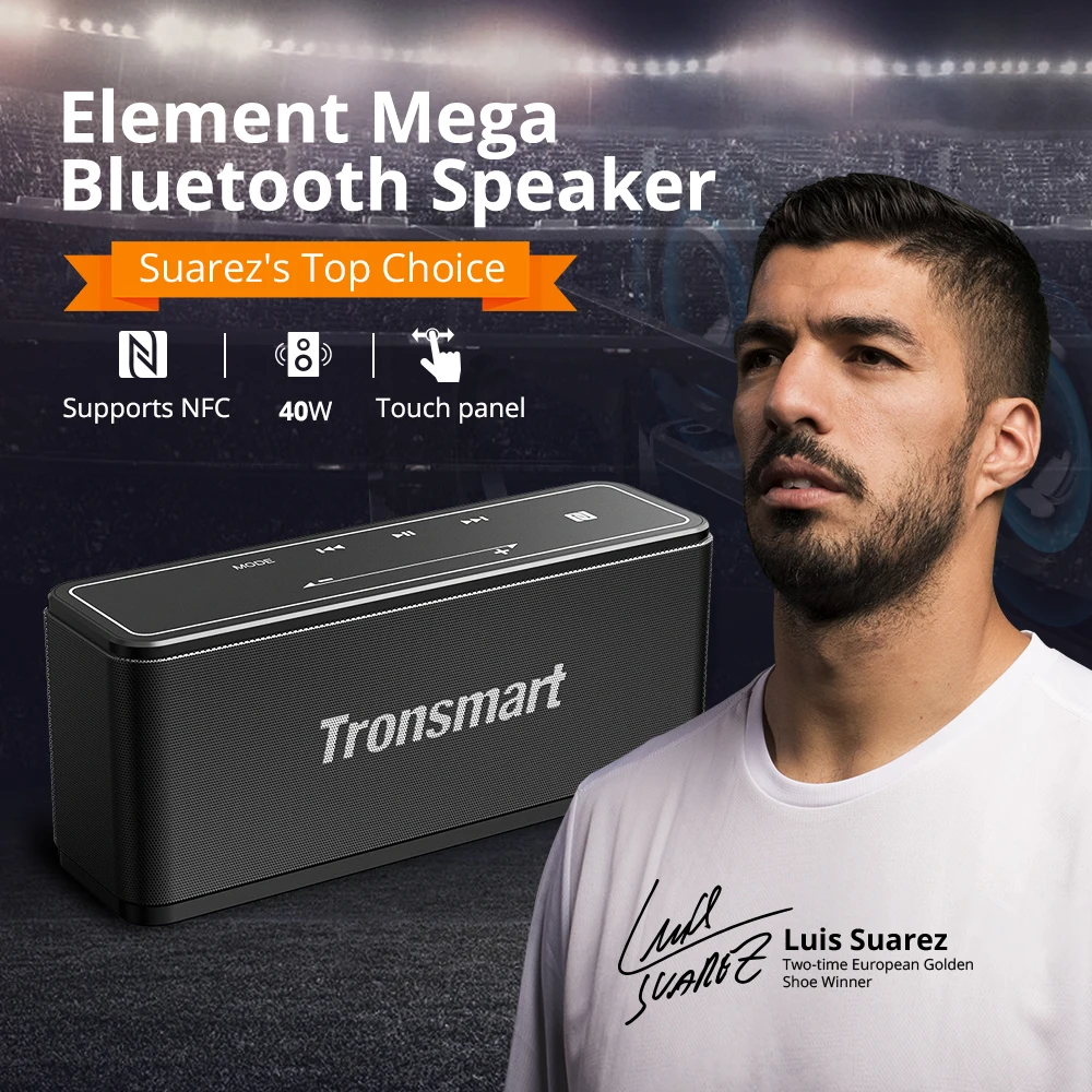 Tronsmart элемент Мега Bluetooth динамик 40 Вт Выход Открытый портативный беспроводной динамик s 3D цифровой звук для смартфонов