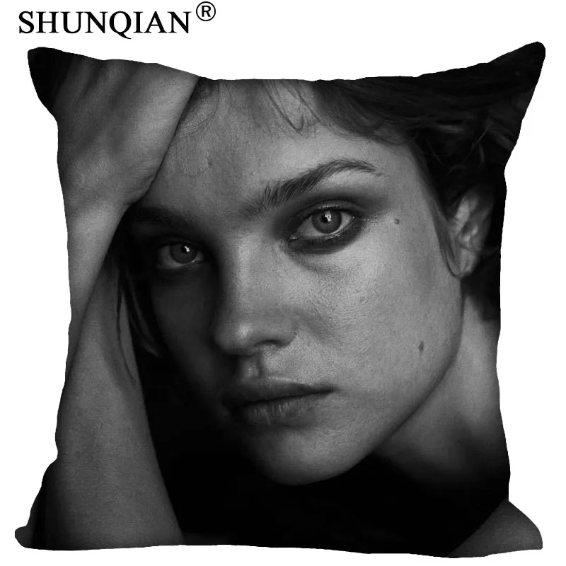 Pillowcase Наволочка Natalia Vodianova квадратная Домашняя Декоративная Подушка на молнии чехол Свадебный подарок на заказ для двух сторон с принтом - Цвет: Pillowcase