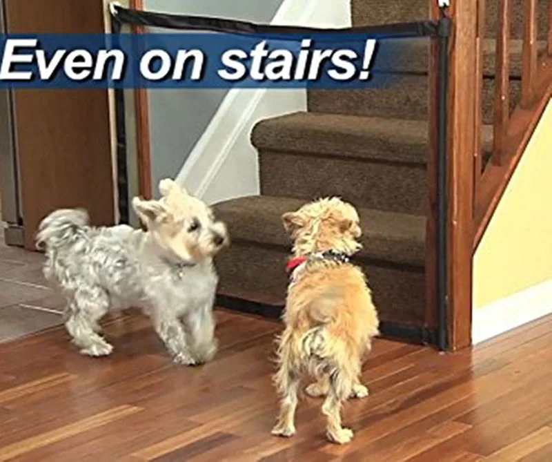 Pet Dog Fences Gate Folding Safety Pet Isolated Network Playpen For Dog Cat Baby Isolated Home Door Fence Cage Pet Accessories6