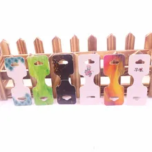 200 шт новое ожерелье подвеска-открытка/заколка для волос DIY ожерелье карта украшение с индивидуальным логотипом карта 300gsm бумажный картон 90x35 мм