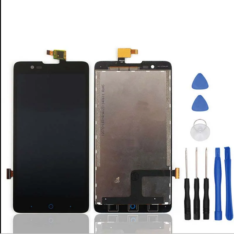 100% протестированный черный полный 5 дюймовый жк дисплей для ZTE Blade HN V993W l3 plus с