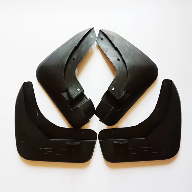 

Free Shipping High Quality ABS Plastics Automobile Fender Mudguards Mud Flaps For 2014-2017 Chery Tiggo 3