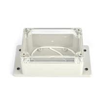 1 шт. небольшой электронный корпус прозрачный пластиковый корпус водонепроницаемый распределительная коробка переключатель коробка DIY PLC проект коробка 2 размера