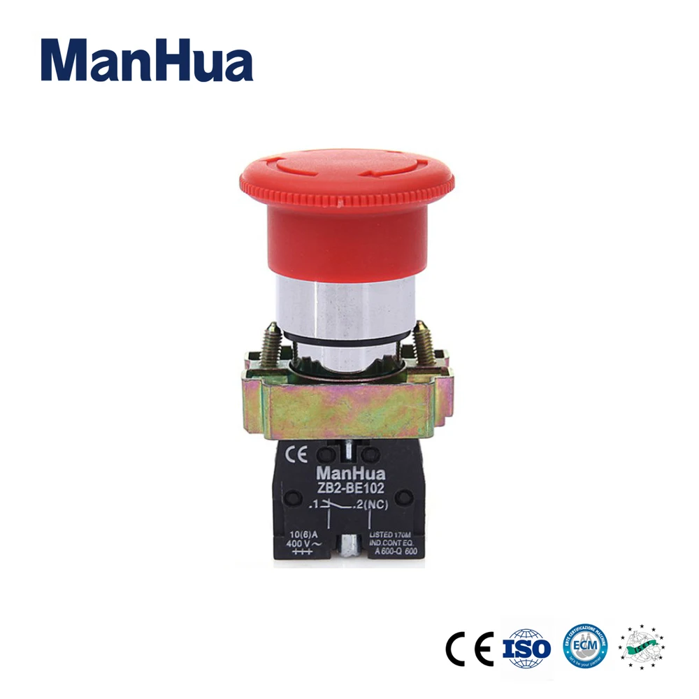 

Manhua 10A 30A XB2-BS542 220V For Electronic Knob Control System Waterproof Push Button Switch Bouton Poussoir
