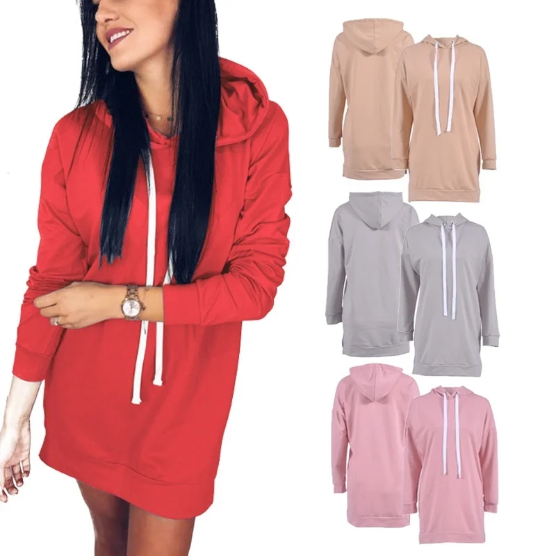 ZOGAA 2019 hot autumn and winter new 4 color round neck hooded loose long-sleeved hoodie Casual Long comfort pullover size S-XL ZOGAA 2019 hot autumn and winter new 4 color round neck hooded loose long-sleeved hoodie Casual Long comfort pullover size S-XL