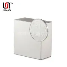 1 unids N52 Bloque 40x40x20mm Super Strong Rare Earth magnets Imán de Neodimio de alta calidad Libre gratis