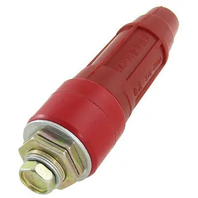 Красный быстрый разъем соединение для 50-70mm2 сварочный кабель DKJ-70