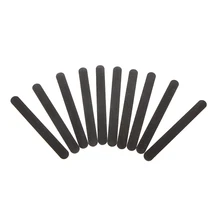 10 шт. пилка для ногтей черная Полировка шлифовальный станок Прочный инструмент для маникюра TY99