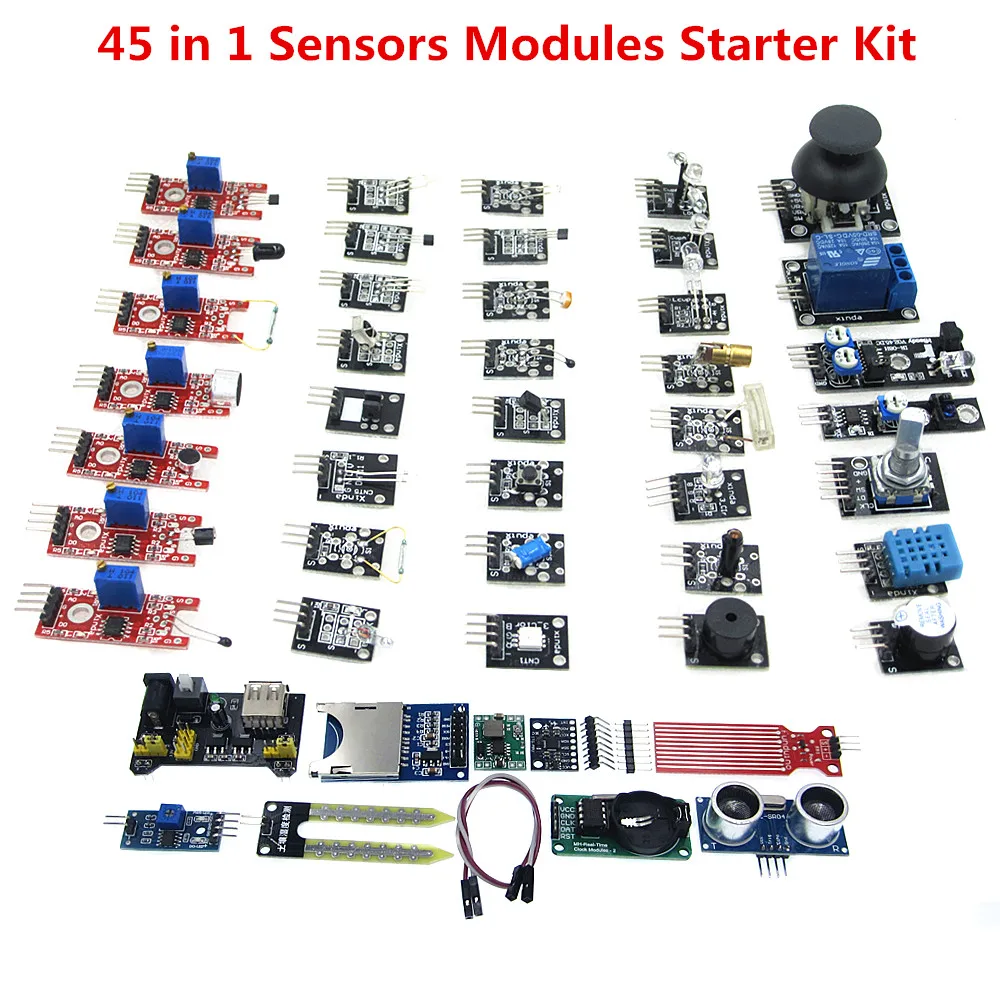 45 in 1 Sensors Modules Starter Kit 37 IN 1 SENSOR KITS HIGH QUALITY