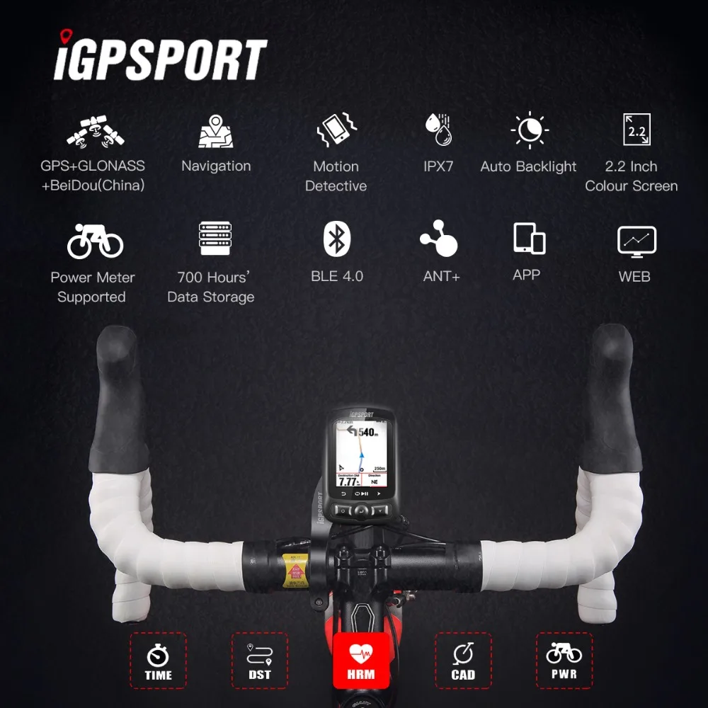 I gps порт iGS618 gps велокомпьютер gps навигация Спидометр IPX7 HR60 Arm пульсометр Bryton Rider GARMIN EDGE 200