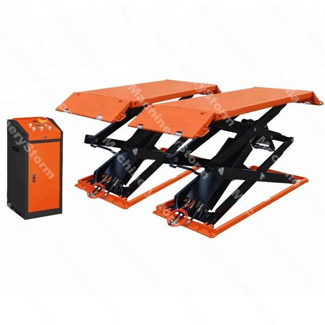 3Ton Full rise scissor car lift with CE Portable hydraulic scissor car