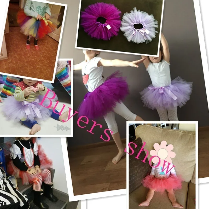 Vermelha e Branca Aniversário do Bebê Rosa Saia Tutu Meninas Dança 9 Rosa Vermelha E branca Saia Tutu Meninas