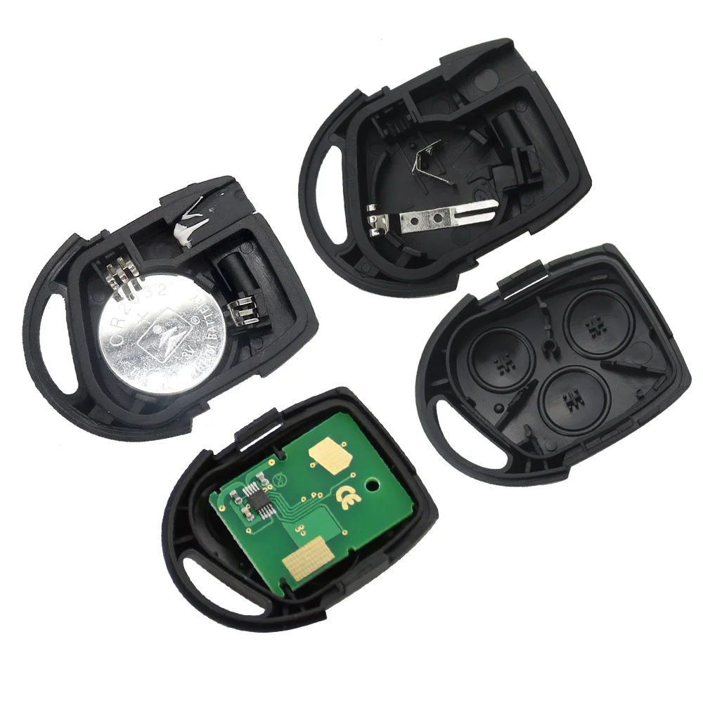 OKEYTECH 3 BUTTON REMOTE CONTROL CAR KEY REPLACEMENT WITH 433MHZ 4D60 CHIP FOR FORD MONDEO FOCUS FULL TRANSIT REMOTE KEY CAR