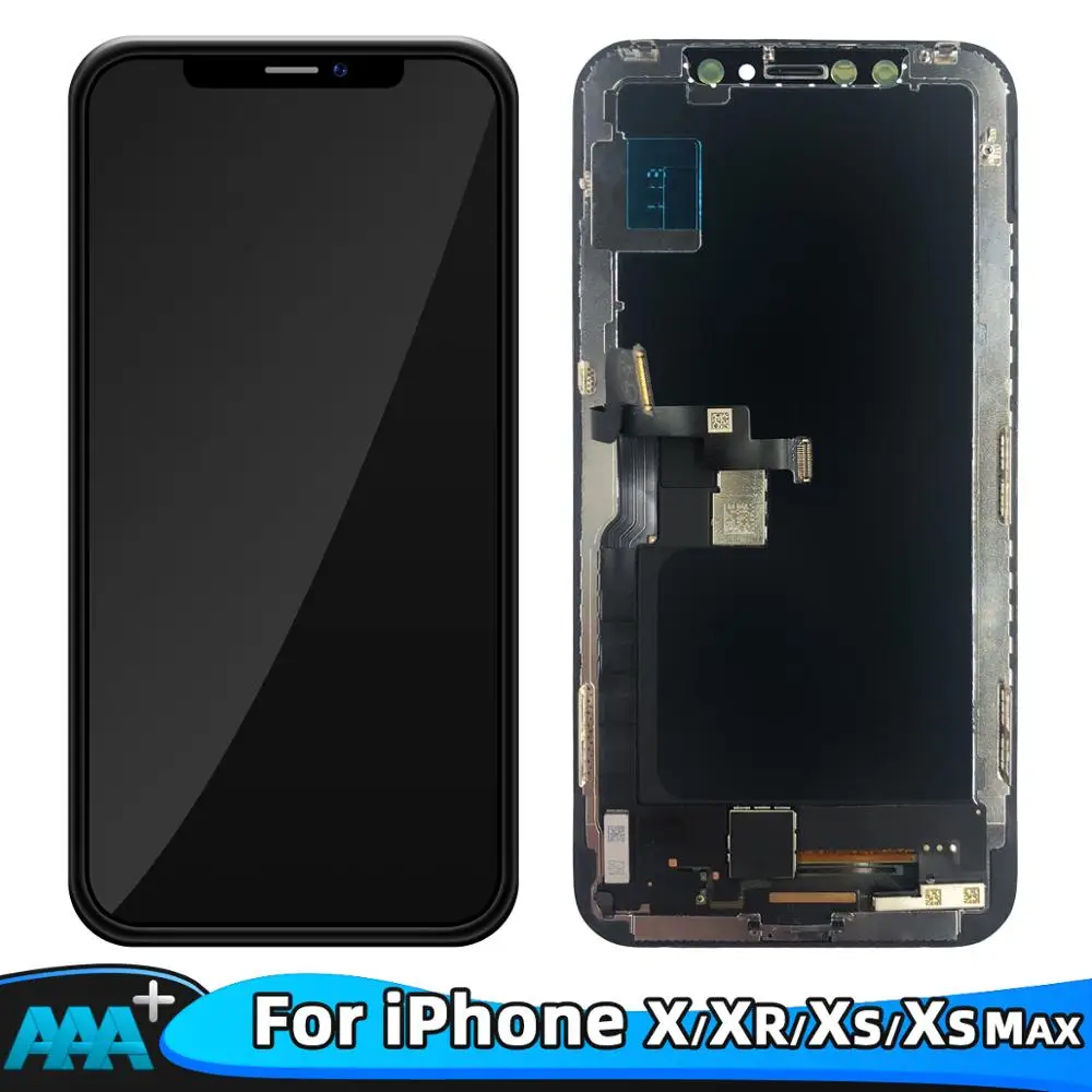 OLED ЖК-дисплей для iPhone X XS XR XS Max ЖК-дисплей сенсорный экран с дигитайзером запасные части для сборки для X XS MAX