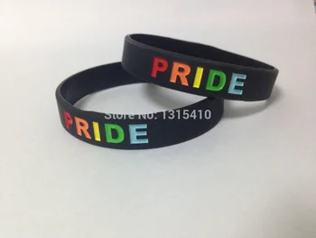 

PRIDE Silicone bracelet Gay Pride Wristband Gay Silicone Bracelet