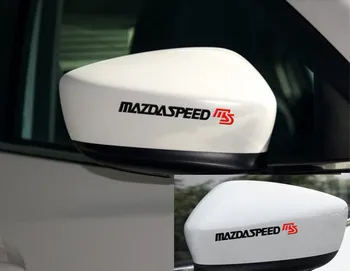 

Reflective Vinyl Film Car Styling Adhesive Stickers Word Design for Mazda MS Rearview Mirror Door handleDecorationn
