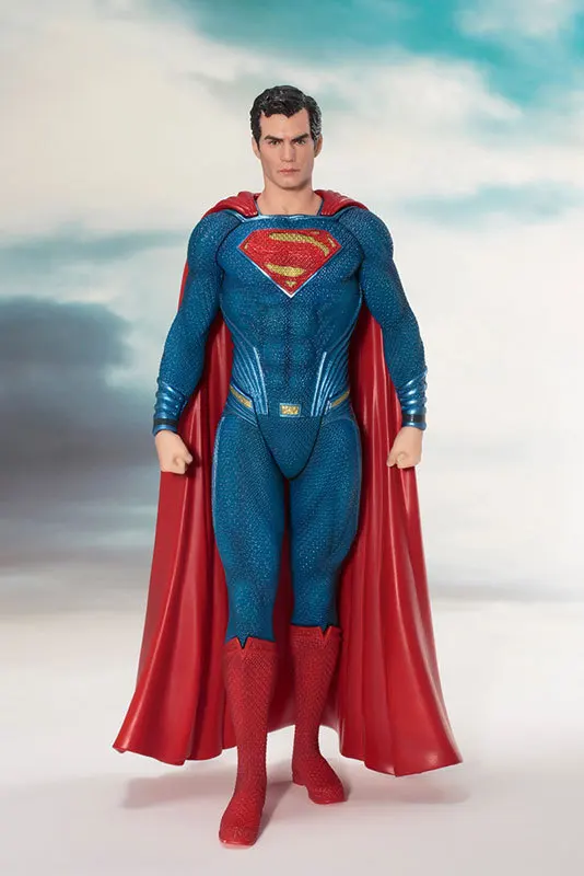 

ARTFX + STATUE Justice League Superman 1/10 Scale DC Super Hero Man Figure Collectible Model Toys 18cm