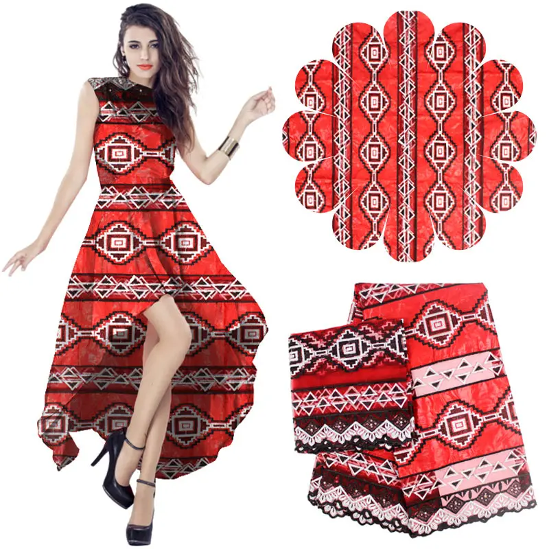 

2018 Blue latest african bazin riche getzner fabric high quality cotton basin riche fabric for party dress B180606