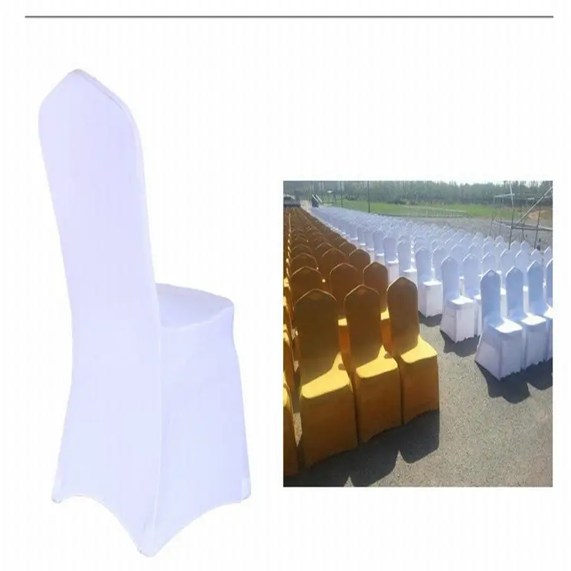 رشاقته مرونة العالمي الأبيض دنة تمتد مطاطا الزفاف الطعام مقعد غطاء مقعد حزب مأدبة فندق البوليستر يغطي