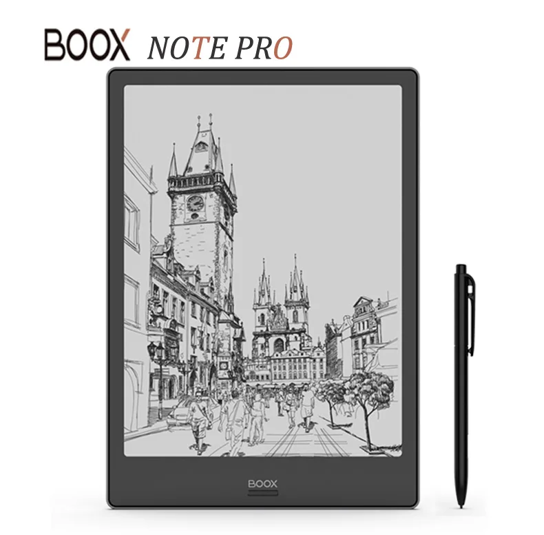 Новая модель BOOX NOTE PRO для чтения электронных книг 4G/64G Android 9 e ink спереди светильник