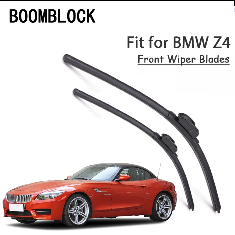 BOOMBLOCK 2PCS High Quality Front Windshield Wiper Blades For BMW Z4