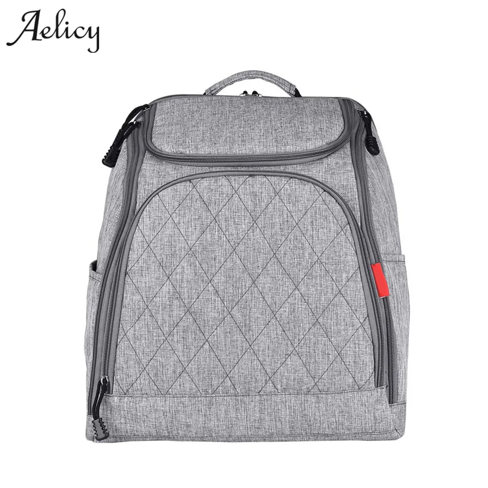 

Aelicy Luxury Large Capacity Diaper Bag Mommy Maternity Nappy Bags Canvas Desiger Travel Backpack Bag Baby Care For Dad and Mom