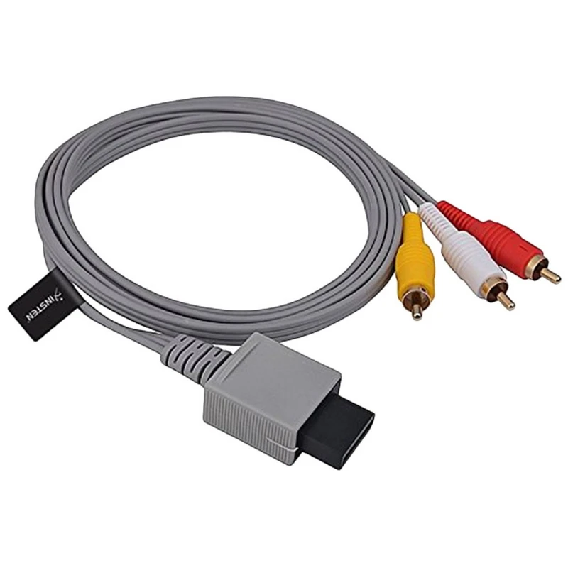 

RV77 AV Composite Cable 1.8M Compatible With Nintendo Wii U